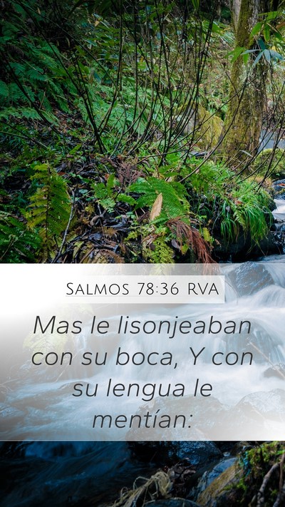 Salmos 78:36 RVA Bible Verse Image