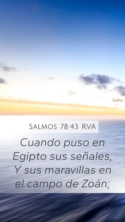 Salmos 78:43 RVA Bible Verse Image