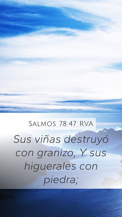 Salmos 78:47 RVA Bible Verse Image
