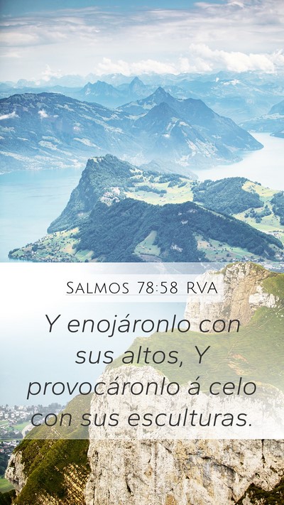 Salmos 78:58 RVA Bible Verse Image
