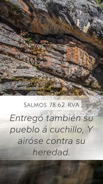Salmos 78:62 RVA Bible Verse Image