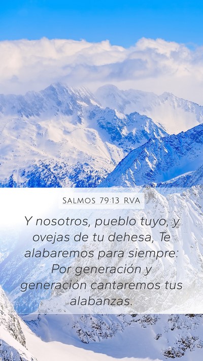 Salmos 79:13 RVA Bible Verse Image