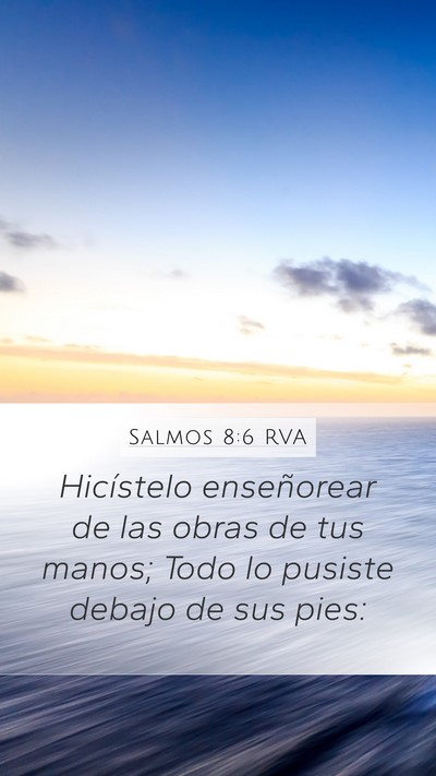 Salmos 8:6 RVA Bible Verse Image