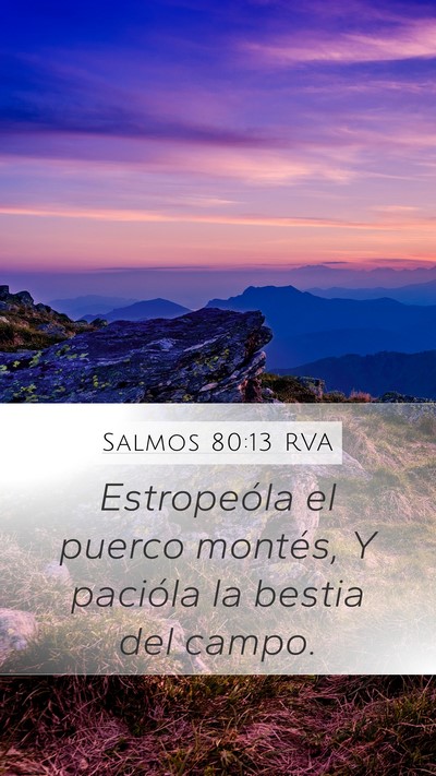 Salmos 80:13 RVA Bible Verse Image