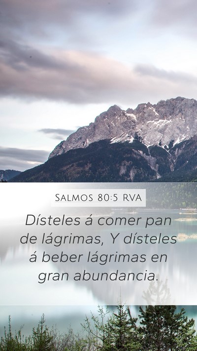 Salmos 80:5 RVA Bible Verse Image