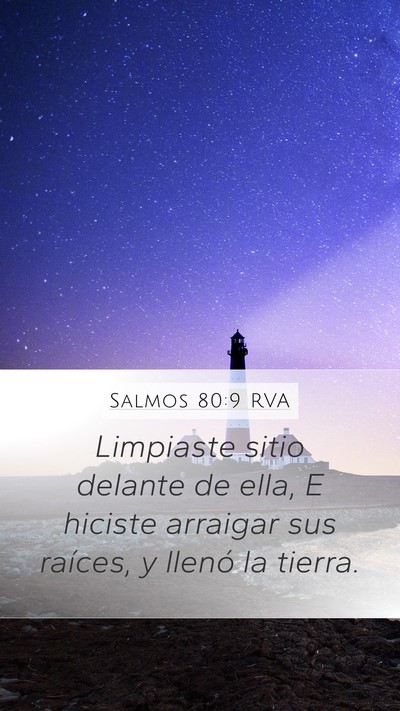 Salmos 80:9 RVA Bible Verse Image