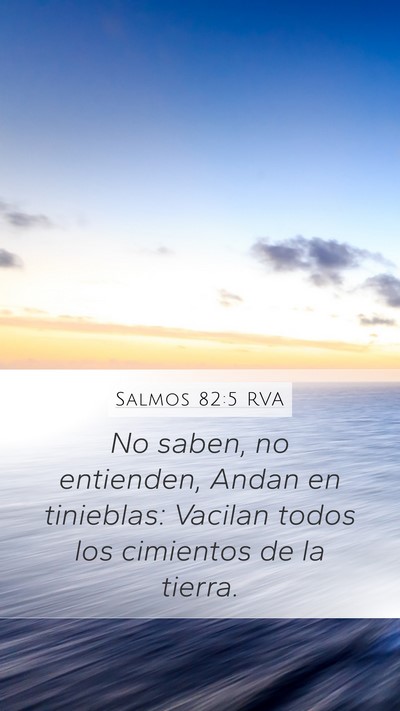 Salmos 82:5 RVA Bible Verse Image
