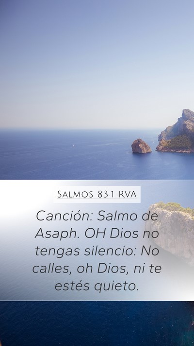 Salmos 83:1 RVA Bible Verse Image