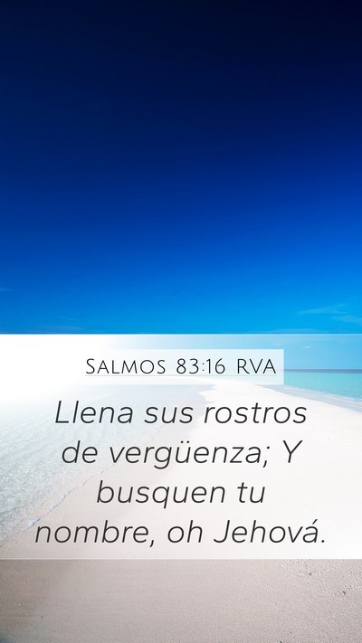 Salmos 83:16 RVA Bible Verse Image