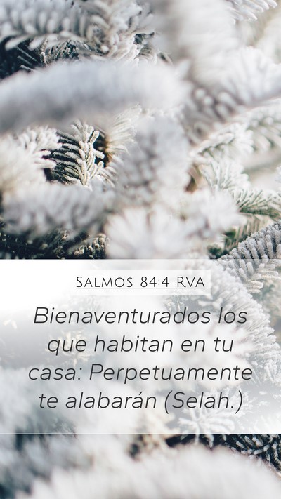 Salmos 84:4 RVA Bible Verse Image