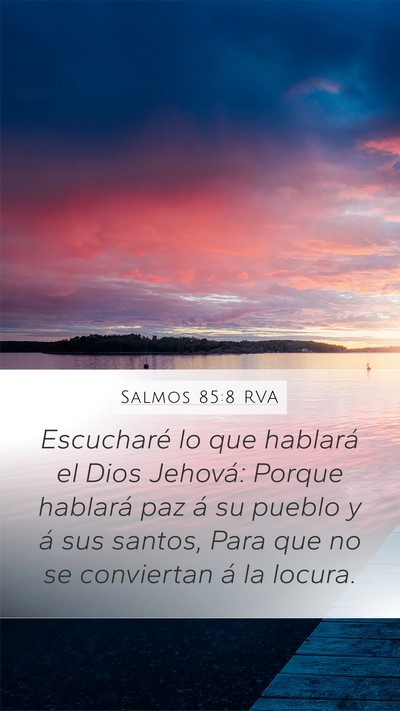 Salmos 85:8 RVA Bible Verse Image