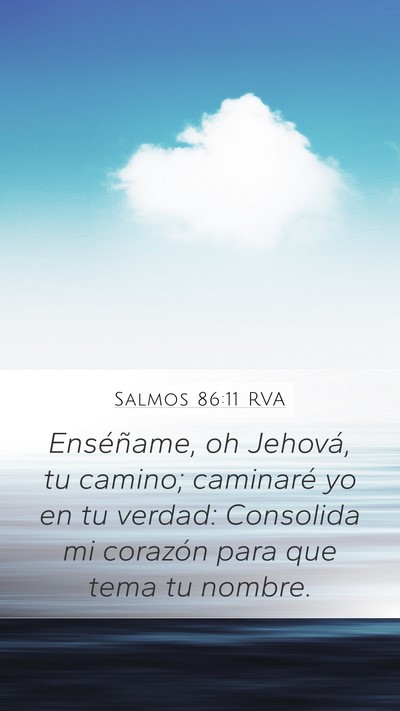 Salmos 86:11 RVA Bible Verse Image