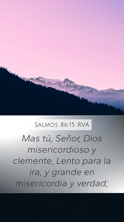 Salmos 86:15 RVA Bible Verse Image