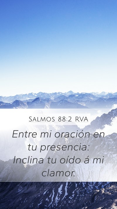 Salmos 88:2 RVA Bible Verse Image
