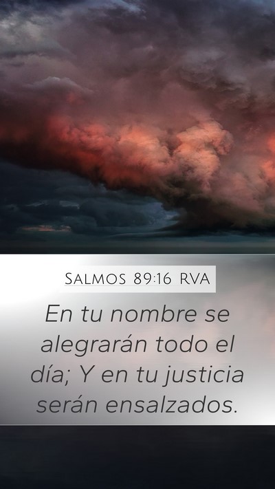 Salmos 89:16 RVA Bible Verse Image