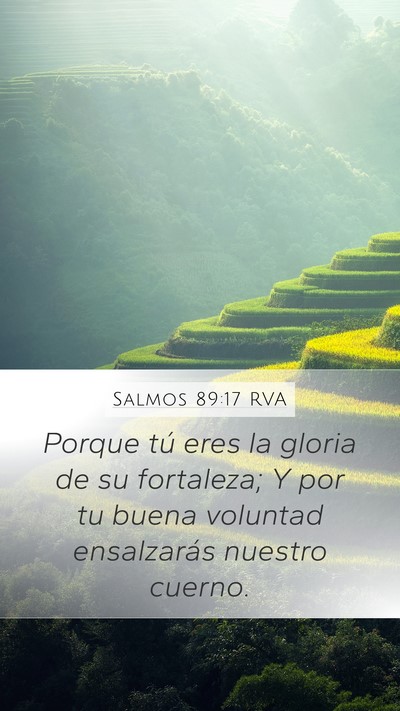 Salmos 89:17 RVA Bible Verse Image