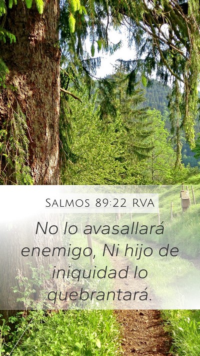 Salmos 89:22 RVA Bible Verse Image