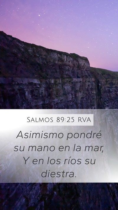 Salmos 89:25 RVA Bible Verse Image