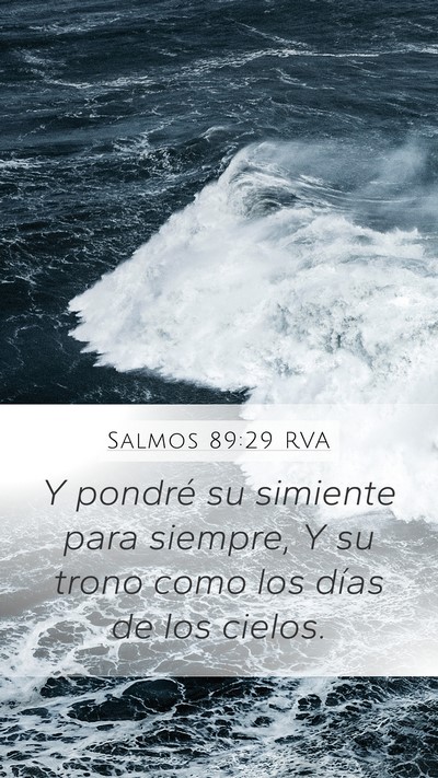 Salmos 89:29 RVA Bible Verse Image