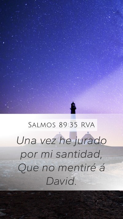 Salmos 89:35 RVA Bible Verse Image