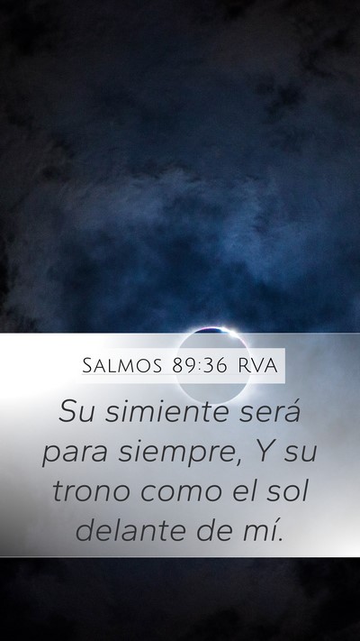 Salmos 89:36 RVA Bible Verse Image