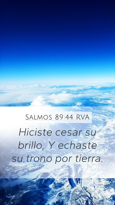 Salmos 89:44 RVA Bible Verse Image