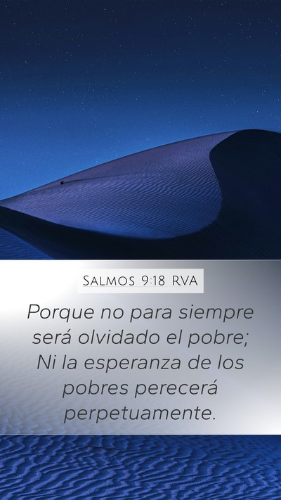 Salmos 9:18 RVA Bible Verse Image