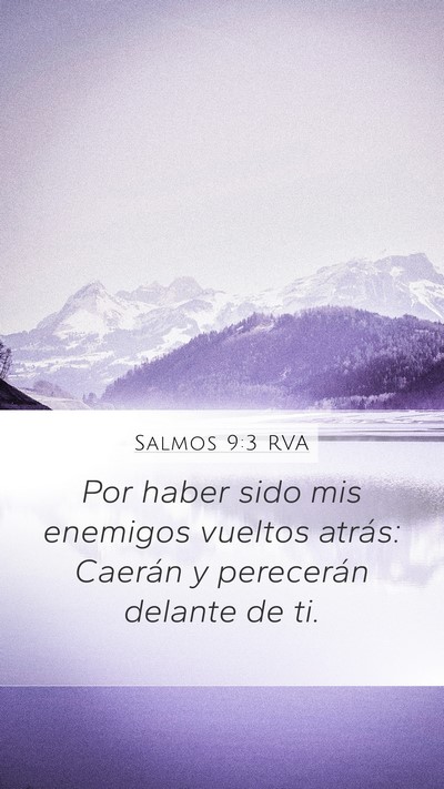 Salmos 9:3 RVA Bible Verse Image