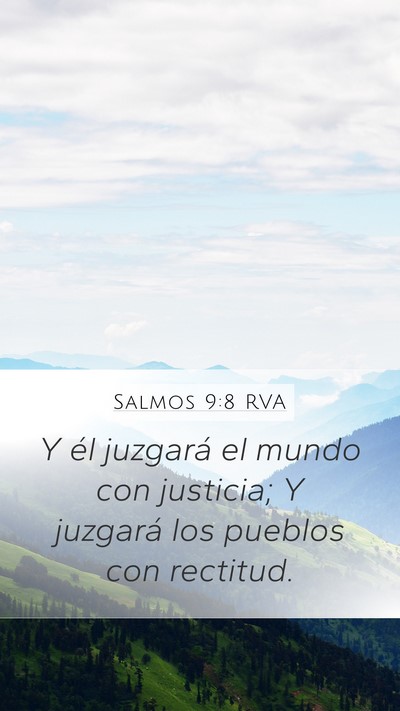 Salmos 9:8 RVA Bible Verse Image