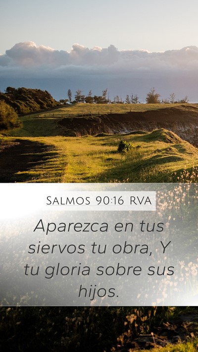 Salmos 90:16 RVA Bible Verse Image