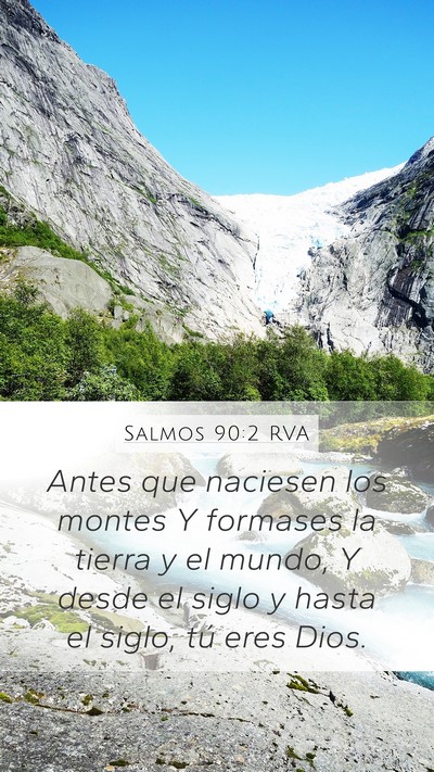 Salmos 90:2 RVA Bible Verse Image