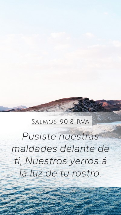 Salmos 90:8 RVA Bible Verse Image