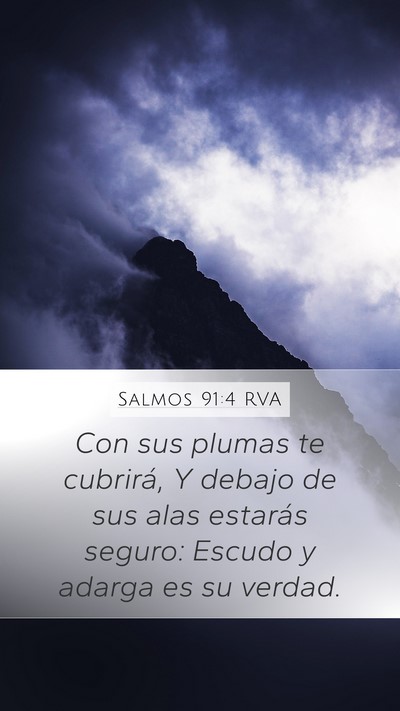 Salmos 91:4 RVA Bible Verse Image
