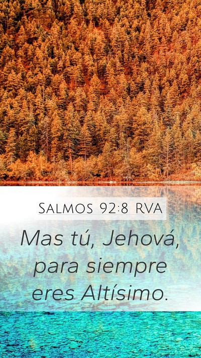 Salmos 92:8 RVA Bible Verse Image