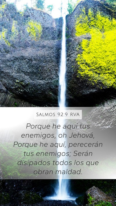 Salmos 92:9 RVA Bible Verse Image