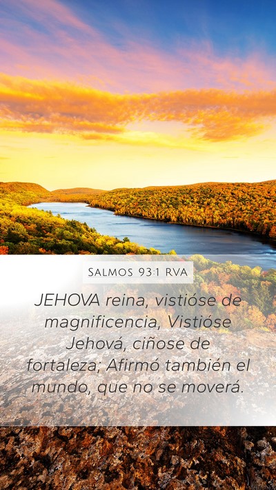 Salmos 93:1 RVA Bible Verse Image