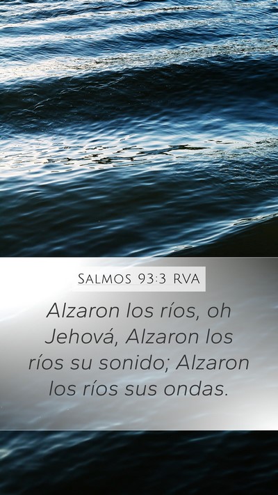 Salmos 93:3 RVA Bible Verse Image
