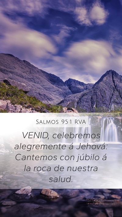 Salmos 95:1 RVA Bible Verse Image