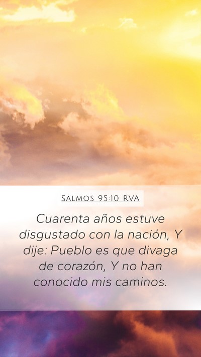Salmos 95:10 RVA Bible Verse Image