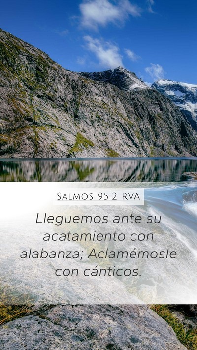 Salmos 95:2 RVA Bible Verse Image