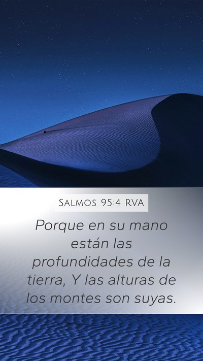 Salmos 95:4 RVA Bible Verse Image