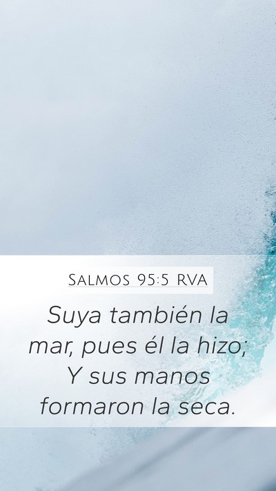 Salmos 95:5 RVA Bible Verse Image