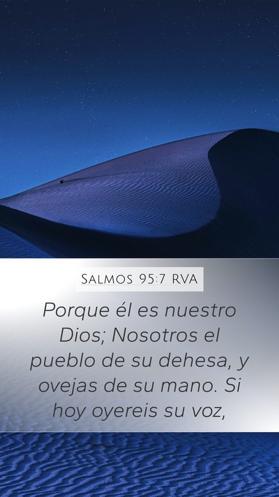 Salmos 95:7 RVA Bible Verse Image