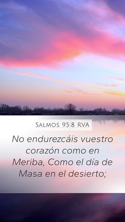 Salmos 95:8 RVA Bible Verse Image