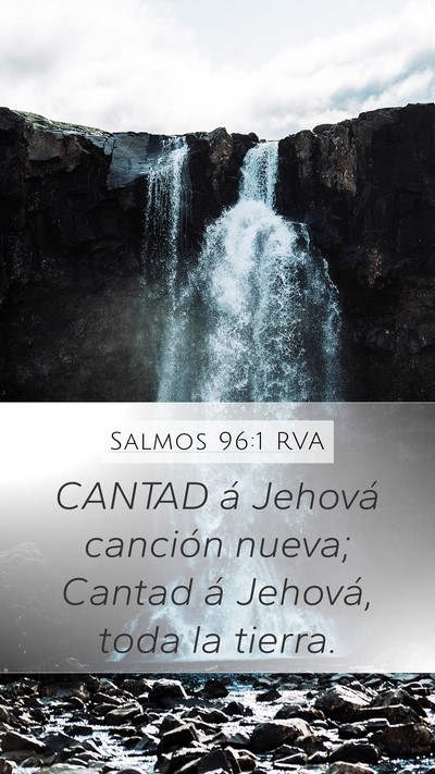 Salmos 96:1 RVA Bible Verse Image
