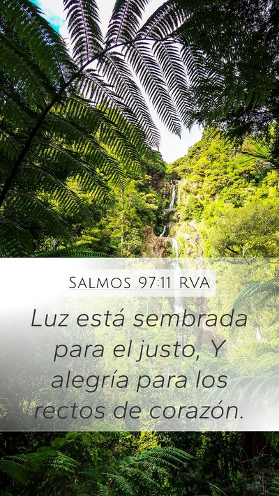 Salmos 97:11 RVA Bible Verse Image