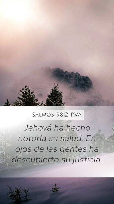 Salmos 98:2 RVA Bible Verse Image