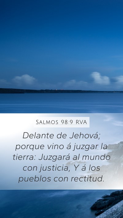 Salmos 98:9 RVA Bible Verse Image