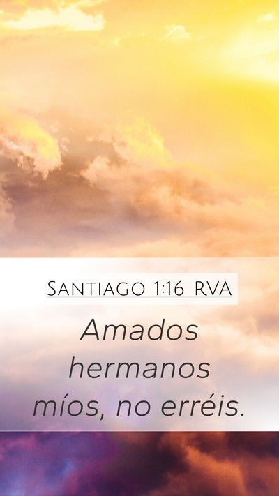 Santiago 1:16 RVA Bible Verse Image