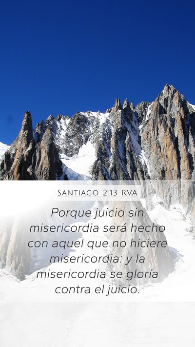 Santiago 2:13 RVA Bible Verse Image